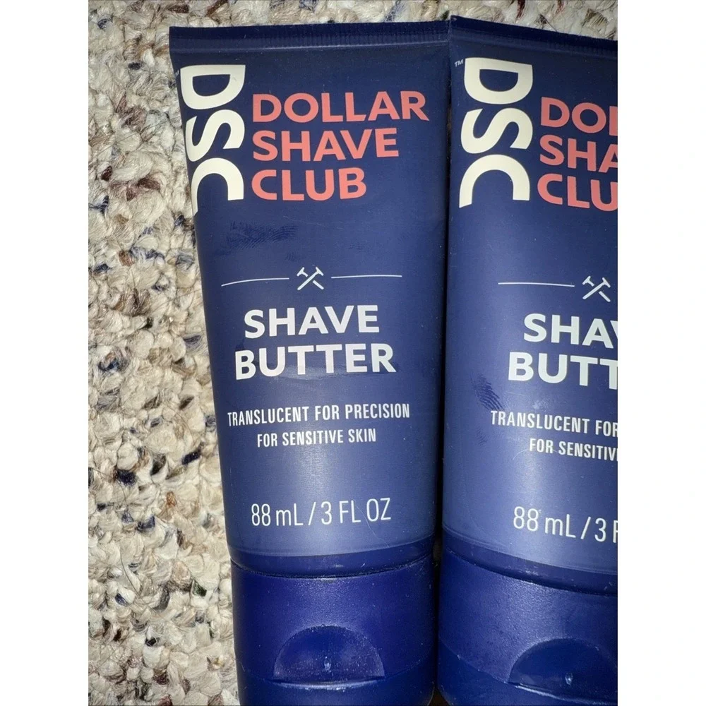 3 pk DSC DOLLAR SHAVE CLUB‎ SHAVE BUTTER TRANSLUCENT FOR SENSITIVE SKIN 3 fl oz